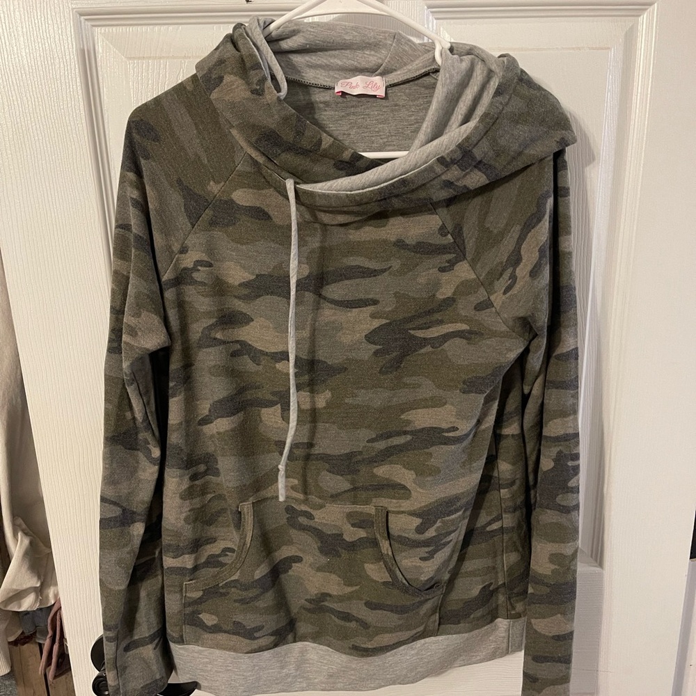 Pink lily hoodie